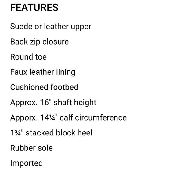 Lucky Brand Lanesha taupe leather tall riding boots back zip low block heel 6.5 - Picture 10 of 10